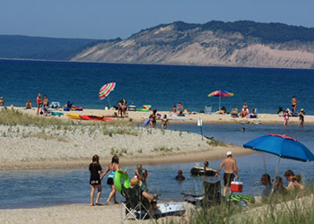 Platte River Meets Lake Michigan